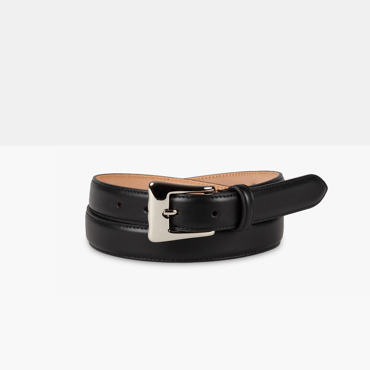 SONORA Black Calf Leather Belt
