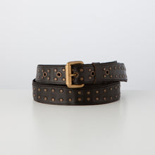 Load image into Gallery viewer, 2702 CR Black Leather Belt
