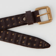 Load image into Gallery viewer, 2702 CR Dark Brown Leather Belt
