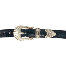 Load image into Gallery viewer, NAVAJO Dark Blue Leather Bracelet
